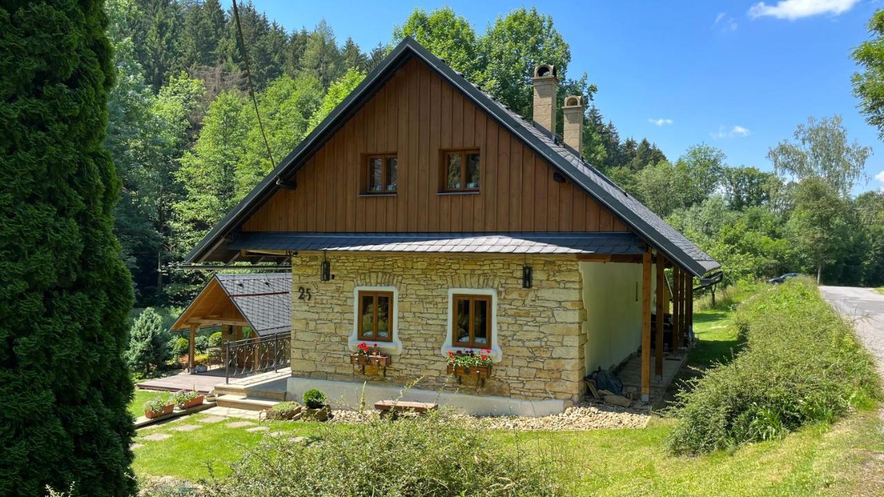 Chalupa Rybna Hradisko Exterior foto